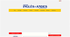 Desktop Screenshot of inglesdelosandes.edu.co